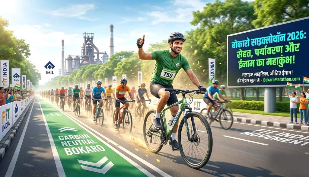 चलाइए साइकिल, जीतिए ईनाम! आज ही ऐसे कराएं अपना Registration, ‘Bokaro Cyclothon’ 29&nbsp;को