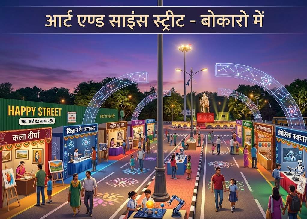 ‘Art & Science Street’ 26 को… फिटनेस और जायके के बाद अब सड़क पर सजेगा कला और विज्ञान का&nbsp;मेला
