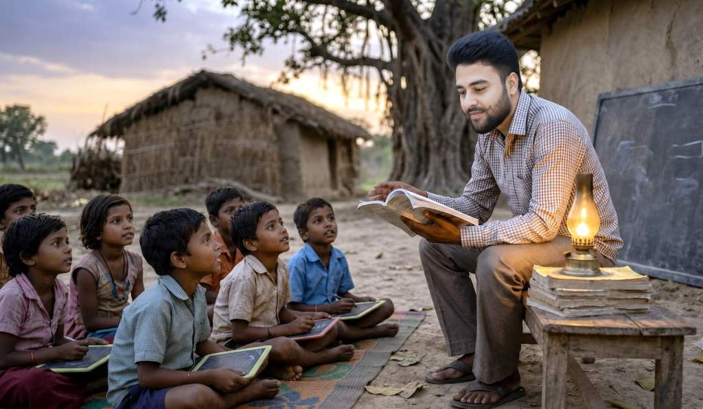 कड़े संघर्षों से तपकर ग्रामीण विद्यार्थियों के भविष्य को नई दिशा दे रहे मुजफ्फरपुर के शिक्षक एस.पी. यादव